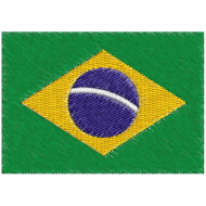 Matriz de Bordado Bandeira do Brasil 